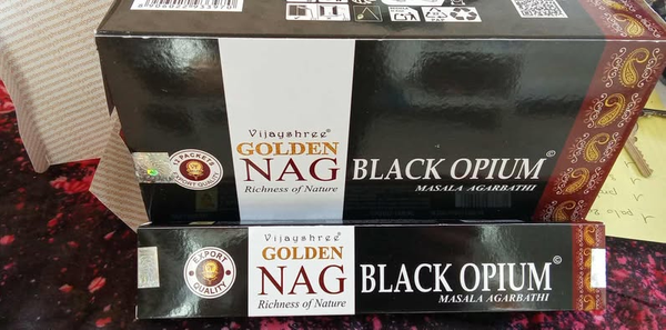 Encens Vijayshree Golden Nag Black Opium