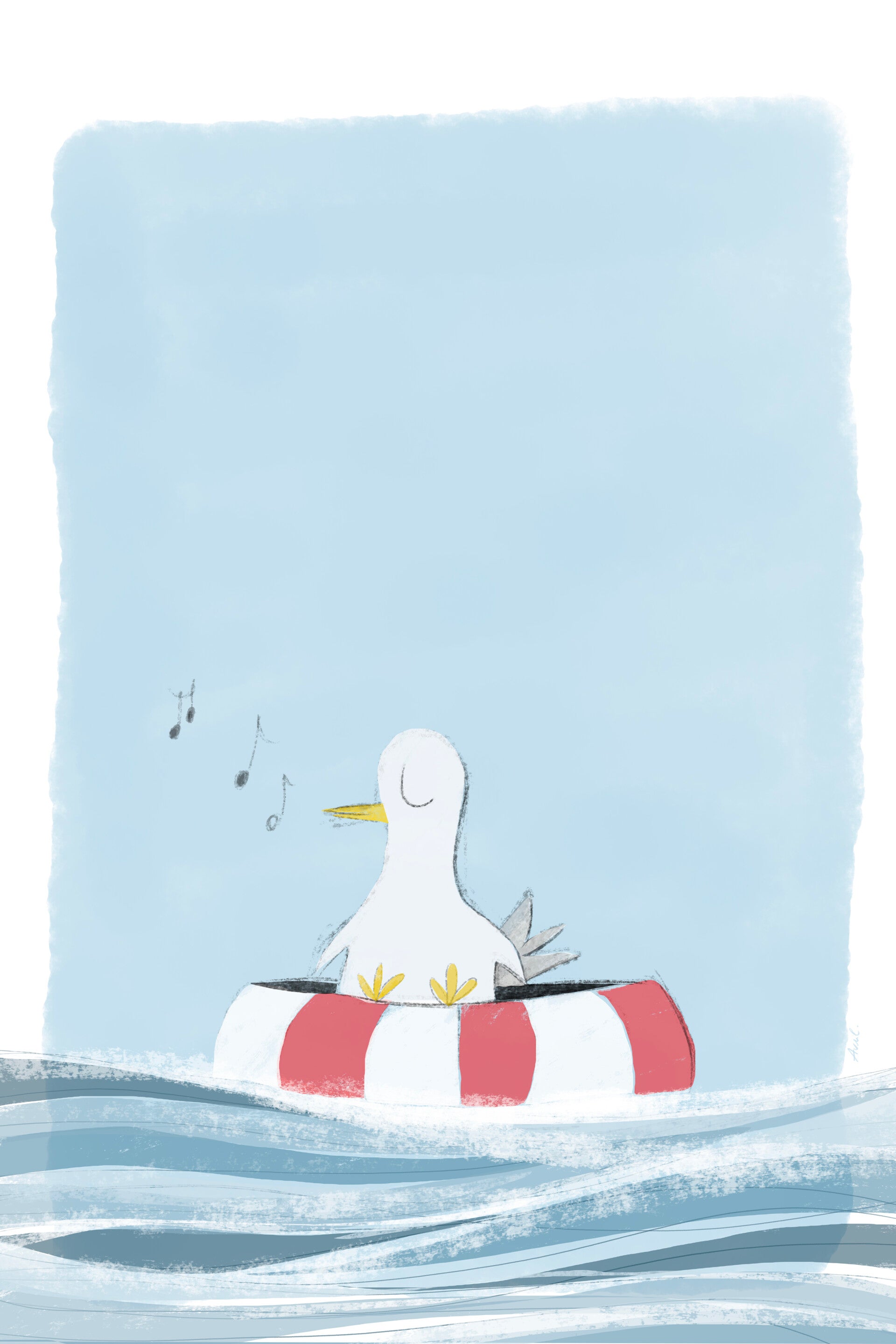 Carte « La mouette »