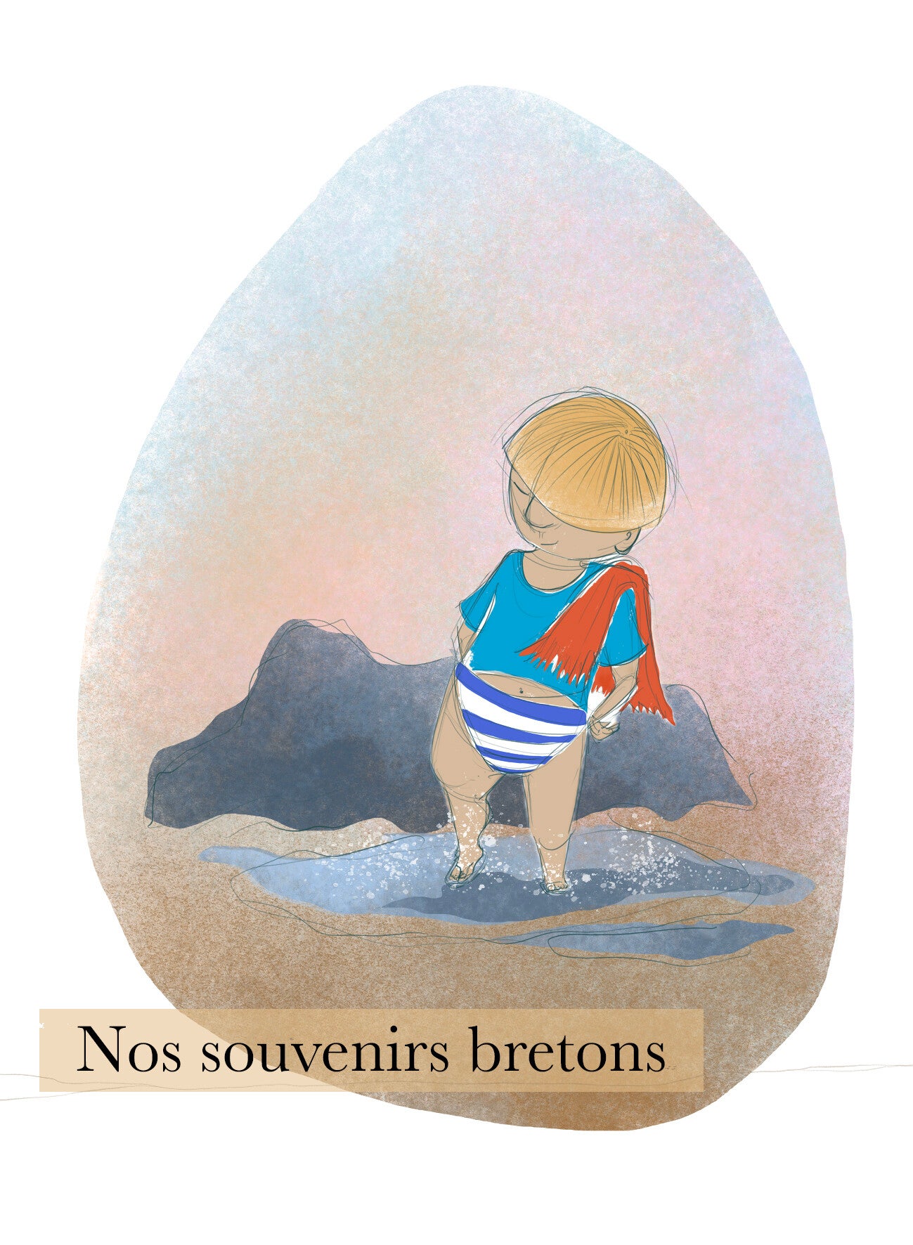 Carte « Souvenirs de Bretagne »