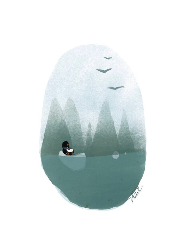 Carte « Le repos du pêcheur »