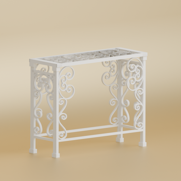 Art Nouveau Elegance - Console Table 1:6 Scale DIY Kit