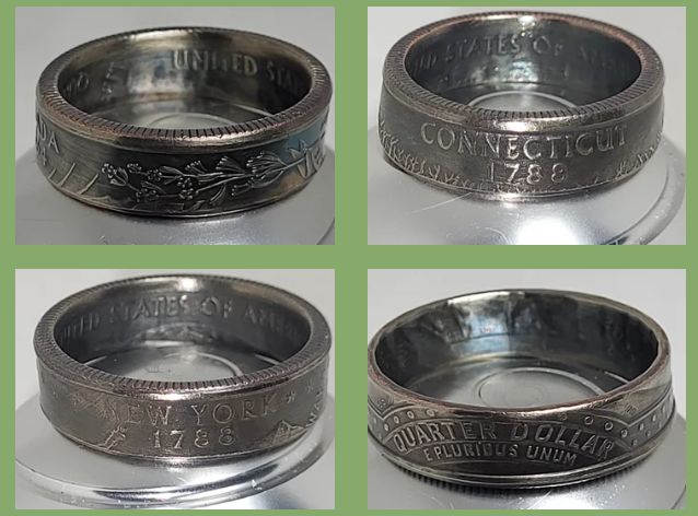 Mystery Quarter Coin Ring