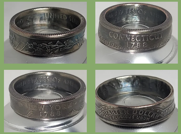 Mystery Quarter Coin Ring