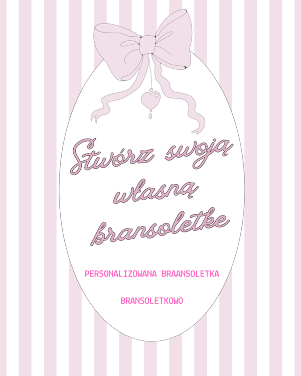 Personalizowana BRANSOLETKA - NAPIS