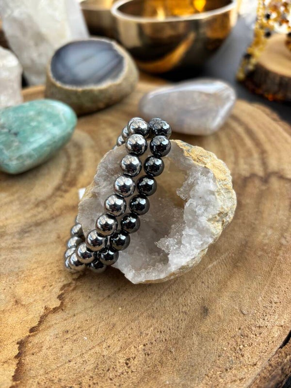 Bracelet en Hématite
