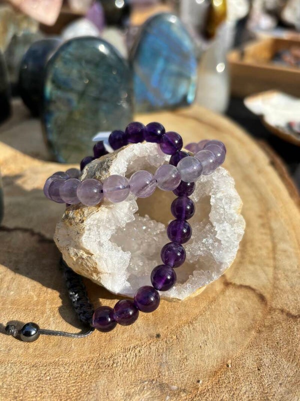 Bracelet Améthyste (foncé)