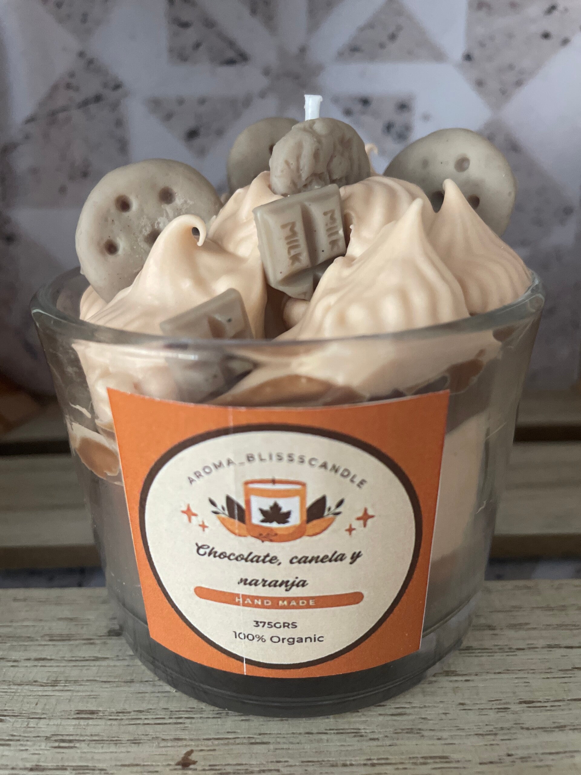 Canela naranja y chocolate