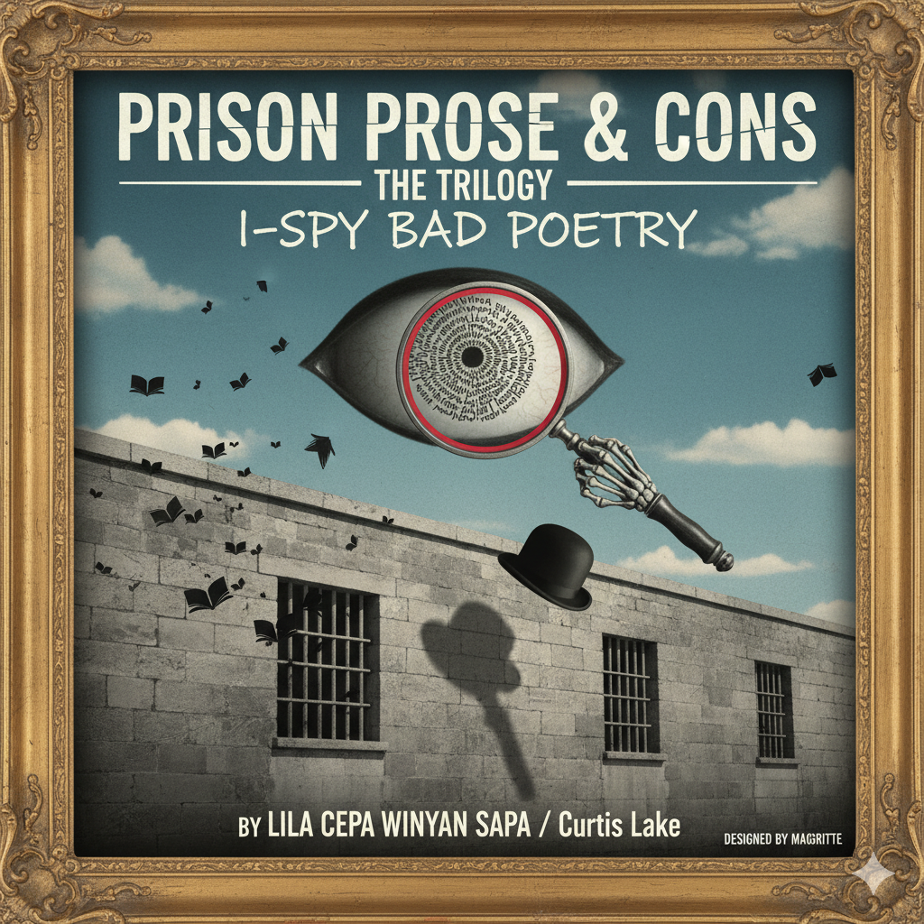 PRISON PROSE & CONS: THE TRILOGY. I-SPY BAD POETRY. By LILA CEPA.