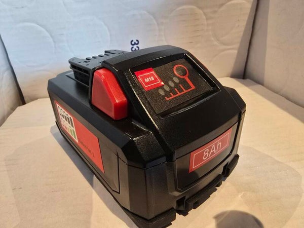 Erstatnings batteri passer Milwaukee verktøy 8Ah High Output med lang rekkevidde.