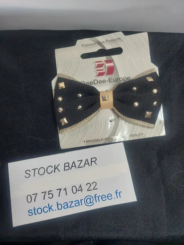 Barrette pince noeud papillon