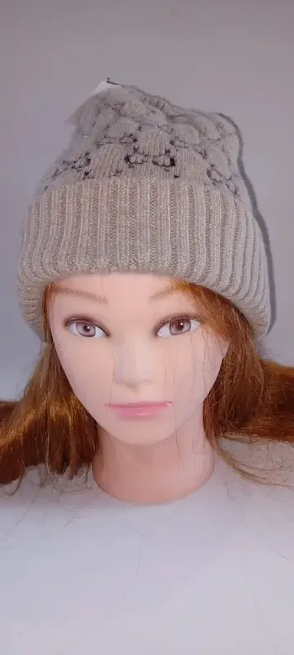 Bonnet couleur taupe