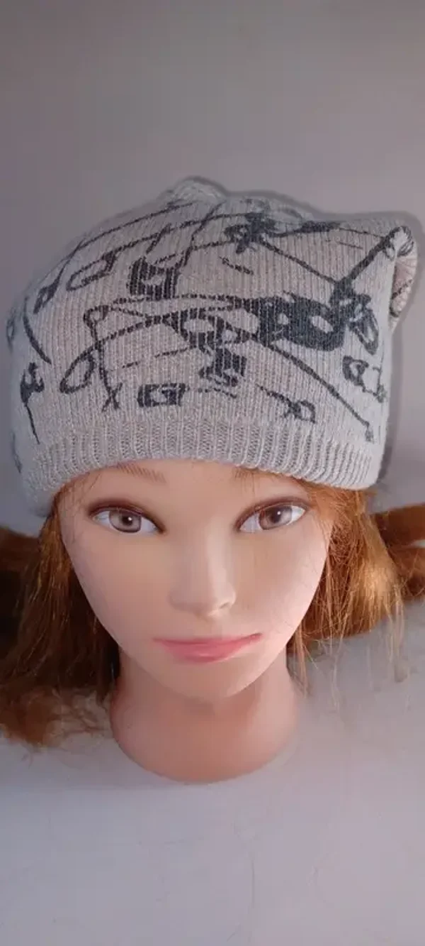 Bonnet couleur taupe