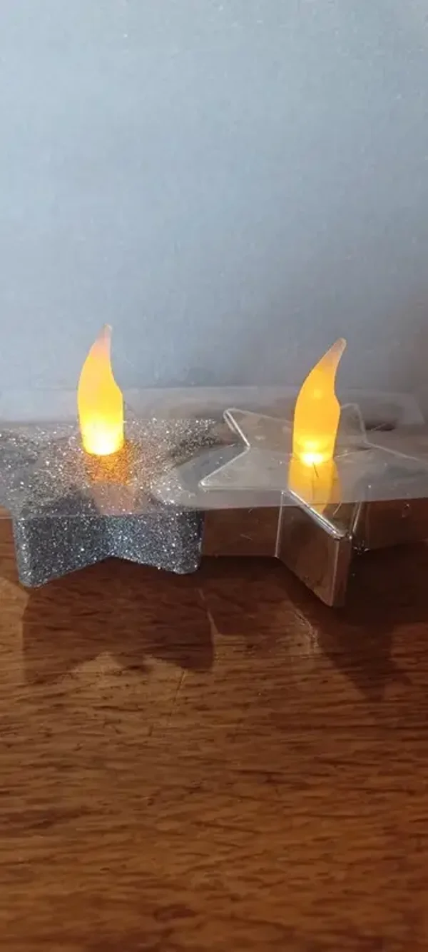 Bougie LED étoile