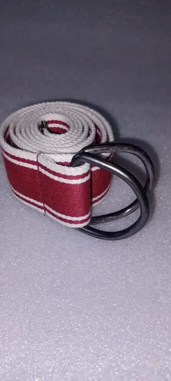 Ceinture rouge et blanc