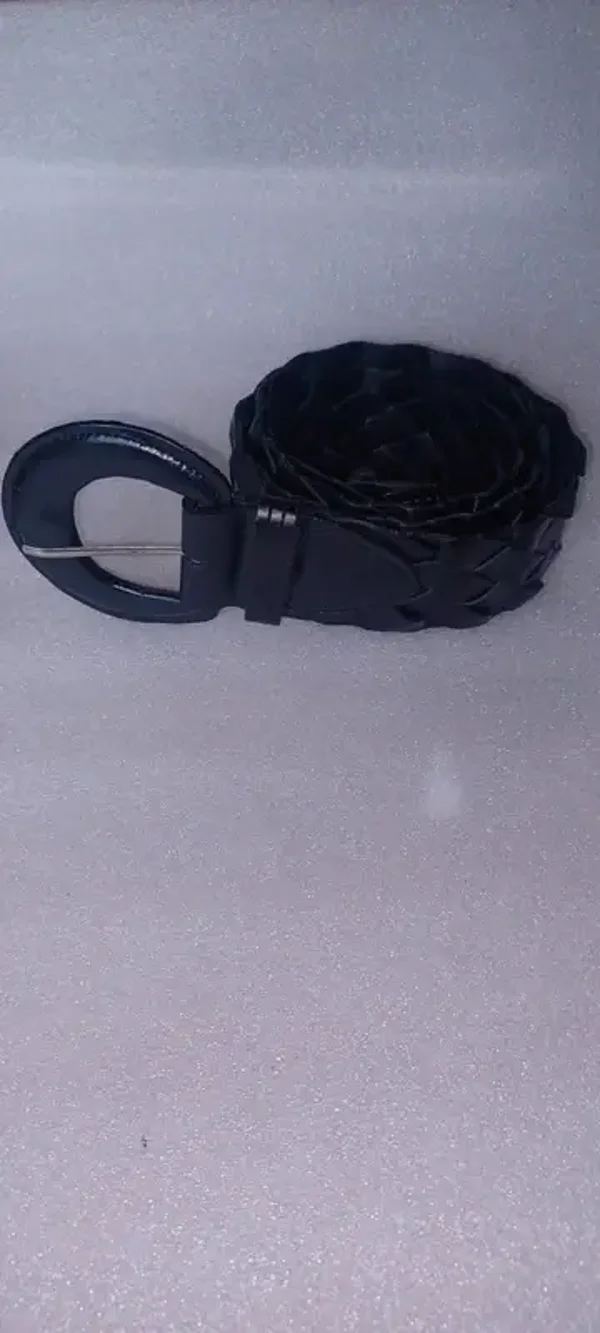 Ceinture noire grosses tresses T90