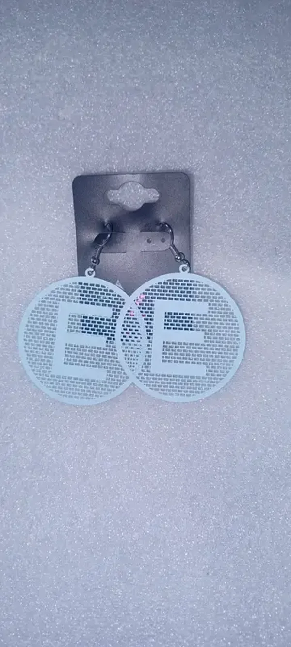Boucles d'oreilles "E"