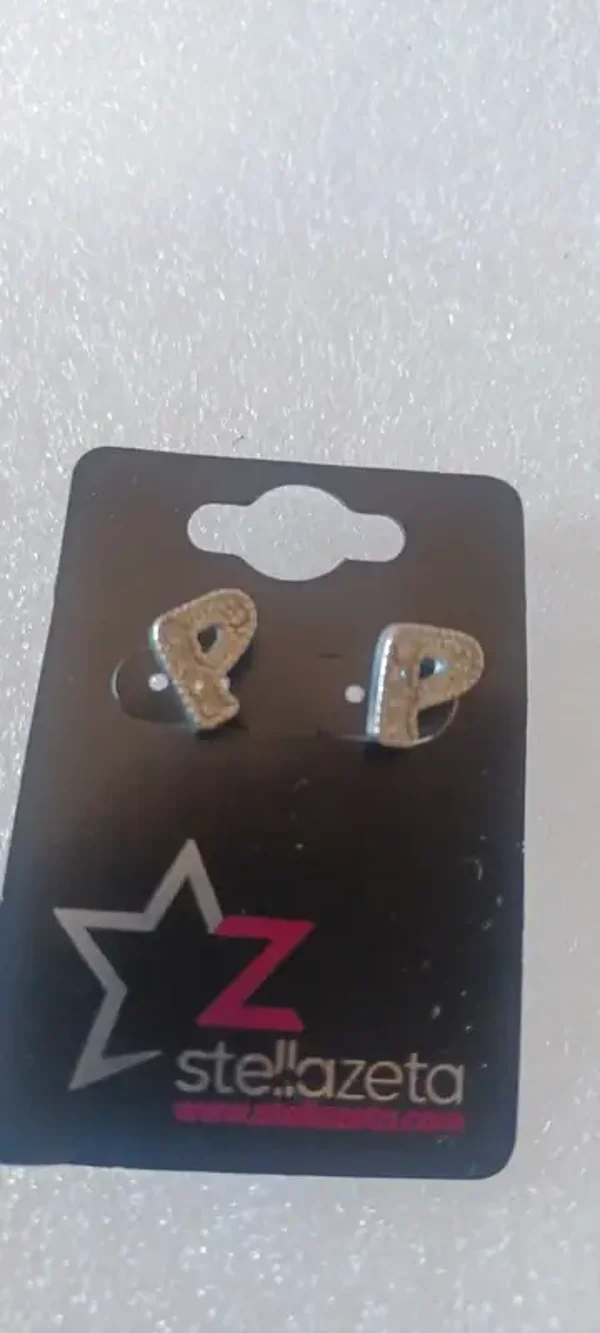 Boucles d'oreilles "P"