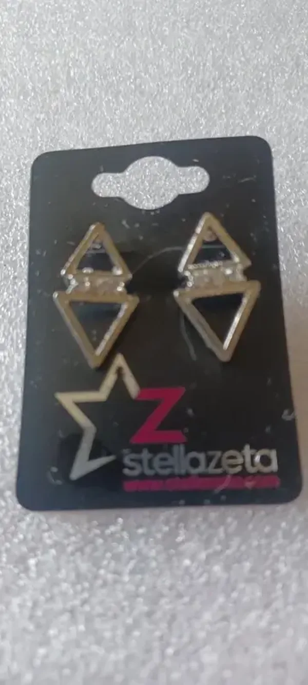 Boucles d'oreilles "double triangle"