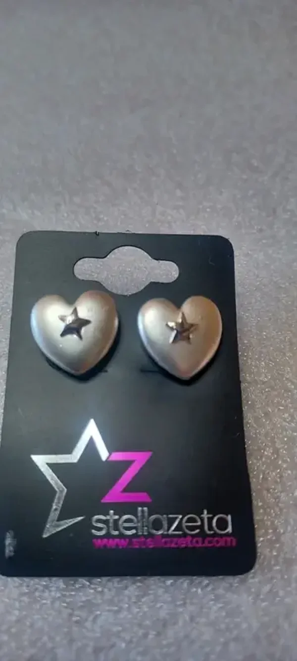 Boucles d'oreilles "coeur étoile"