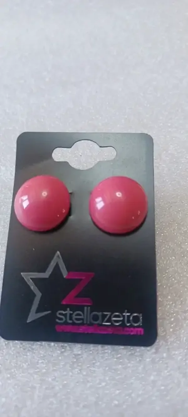 Boucles d'oreilles "bouton rose"