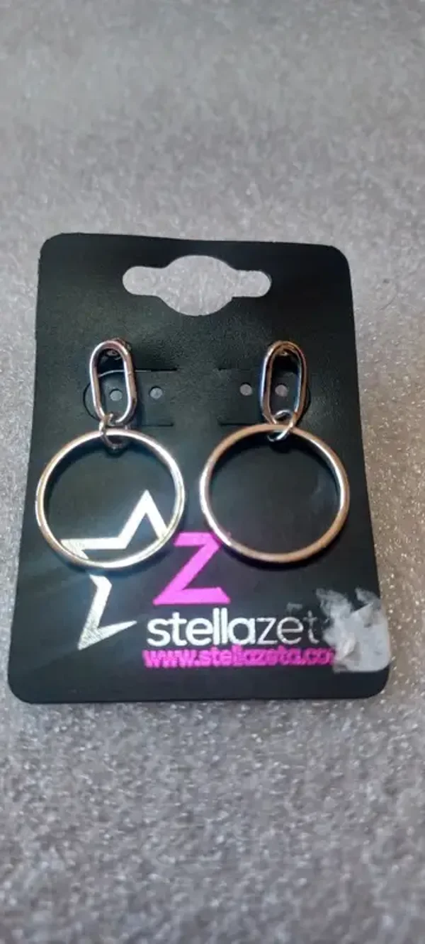 Boucles d'oreilles "cercle et oval"