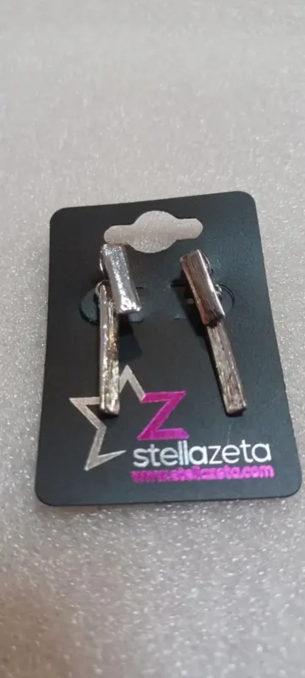 Boucles d'oreilles "barres rectangulaires"
