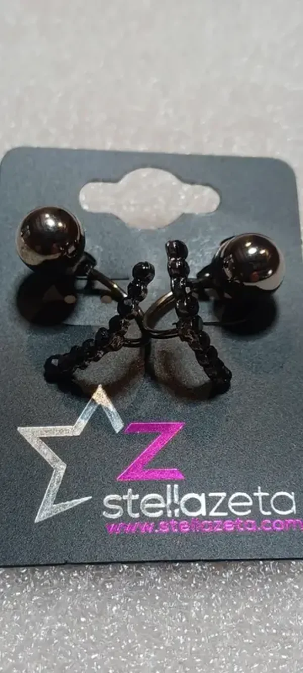 Boucles d'oreilles "boule crochet"
