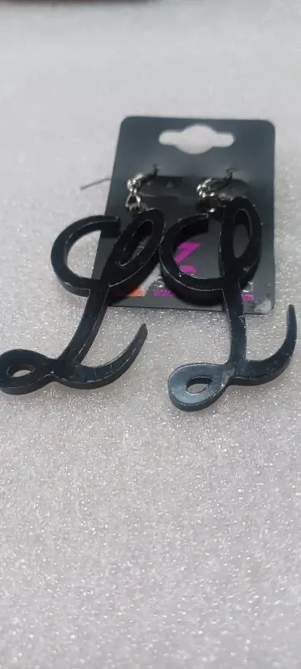 Boucles d'oreilles "lettre L"