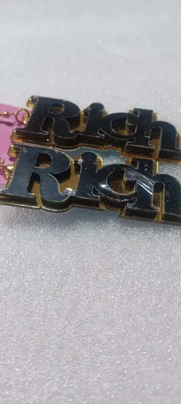 Boucles d'oreilles "rich"