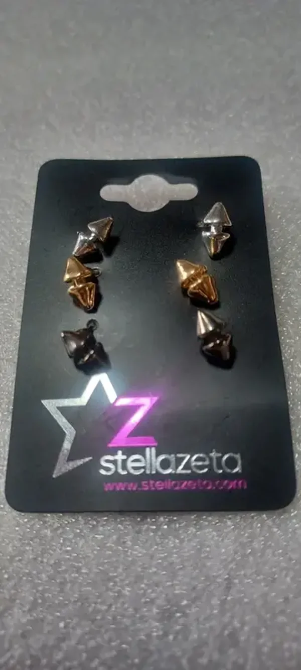 Boucles d'oreilles "double cône"