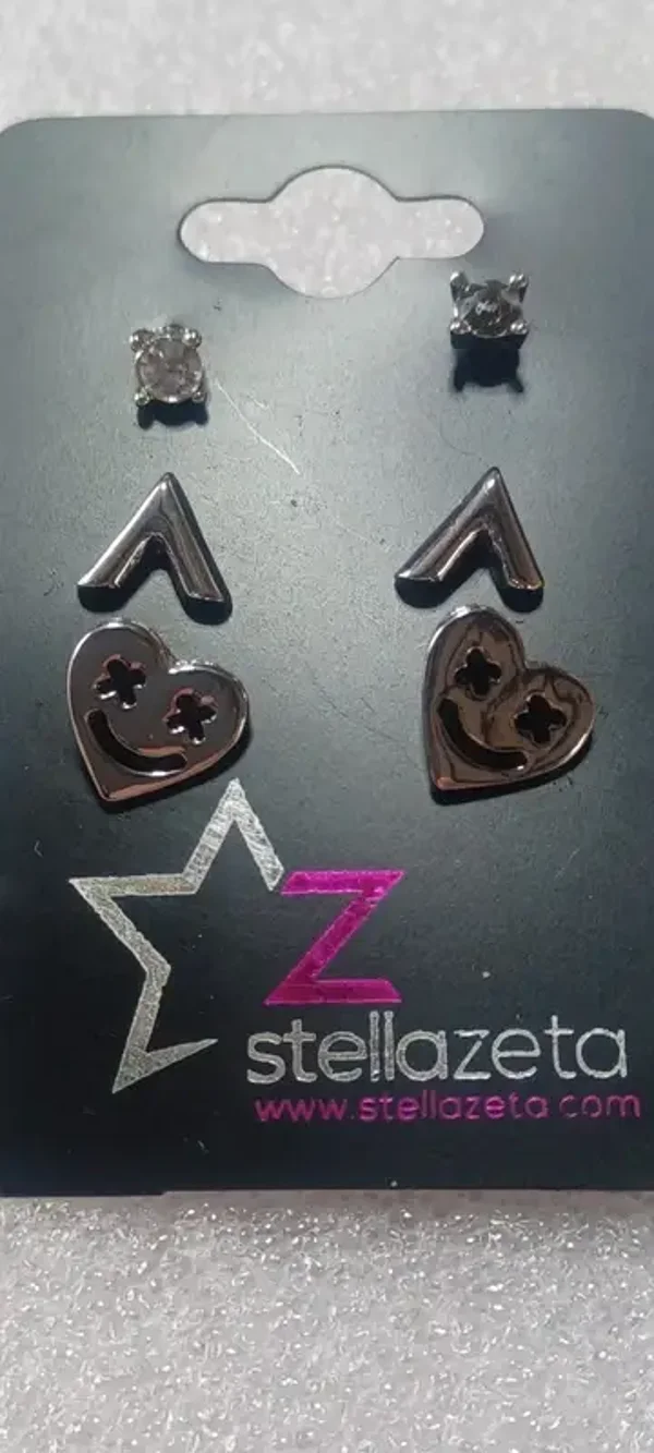 Boucles d'oreilles "cœur smiley "