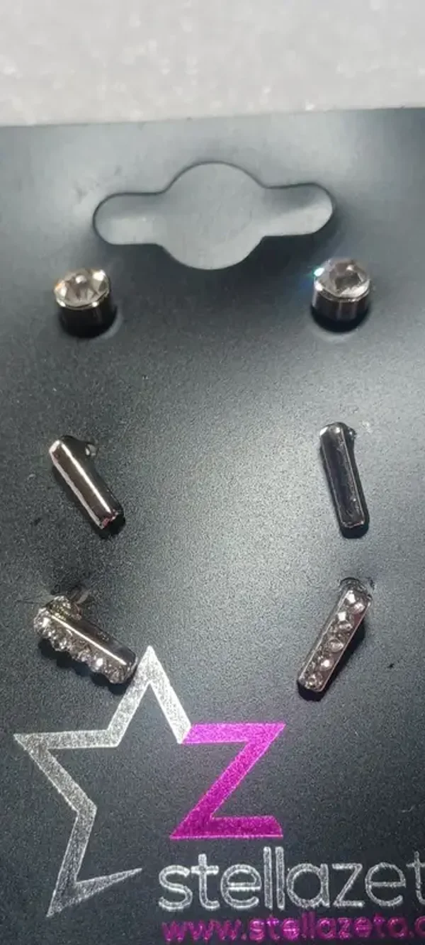 Boucles d'oreilles "I", diamant