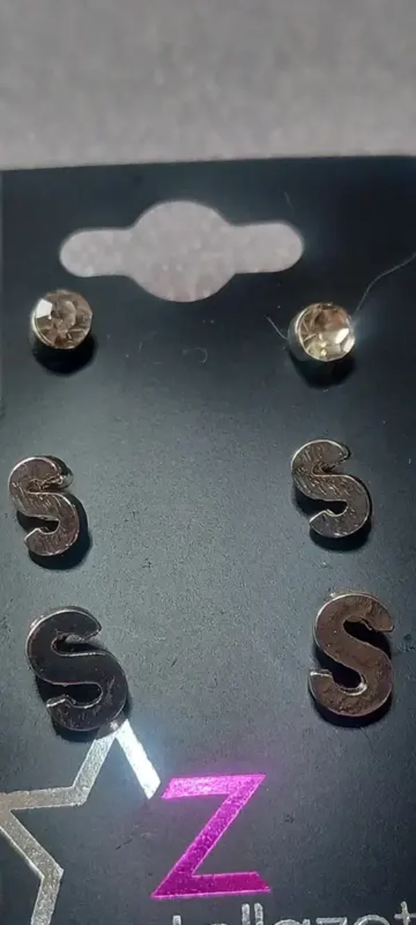 Boucles d'oreilles "S", diamant