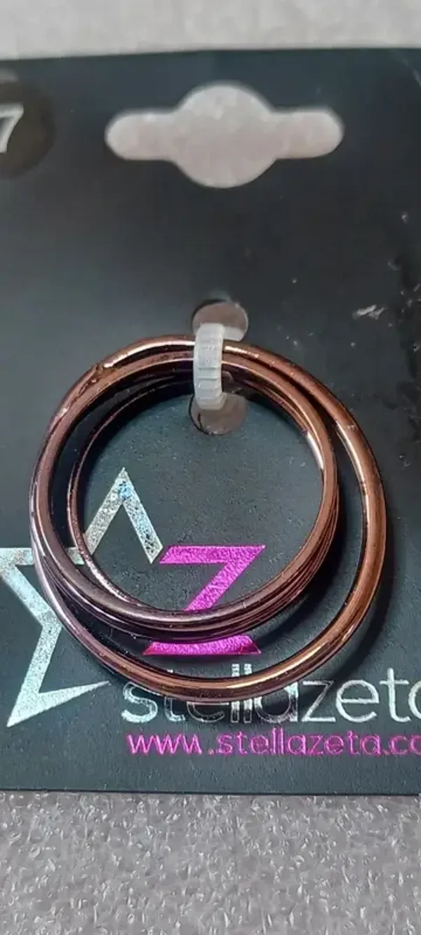 Bague "ensemble anneaux" cuivre