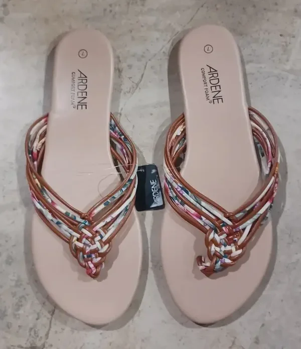 Sandale lanières multicolores P7