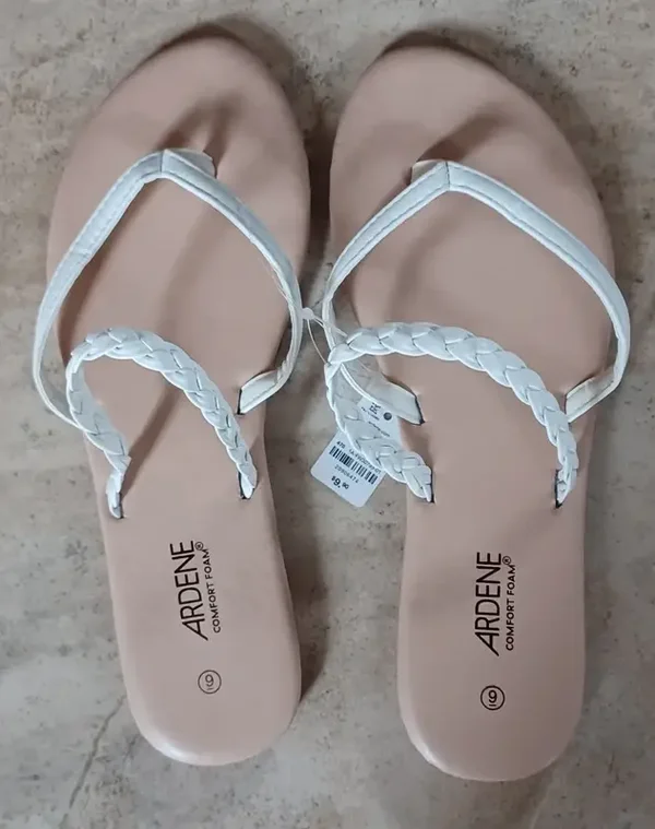 Sandales à lanières blanches P9