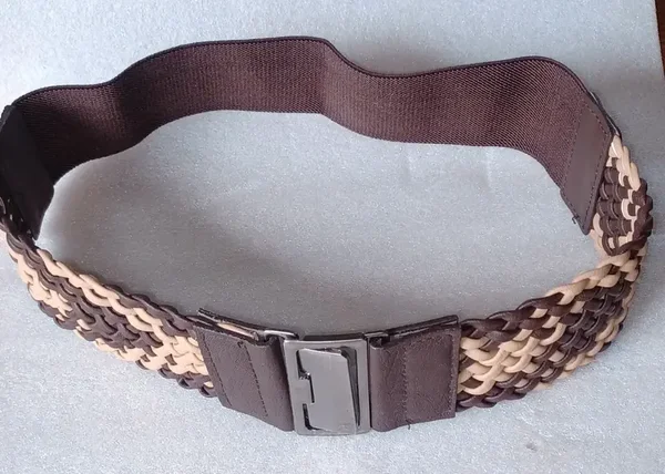 Ceinture élastique marron