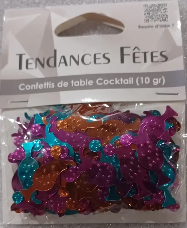 Confettis de table "cocktail"