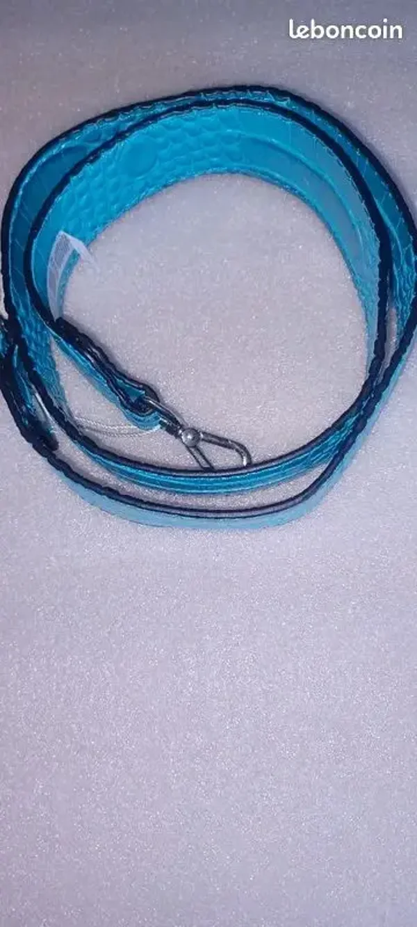 Bandoulière turquoise