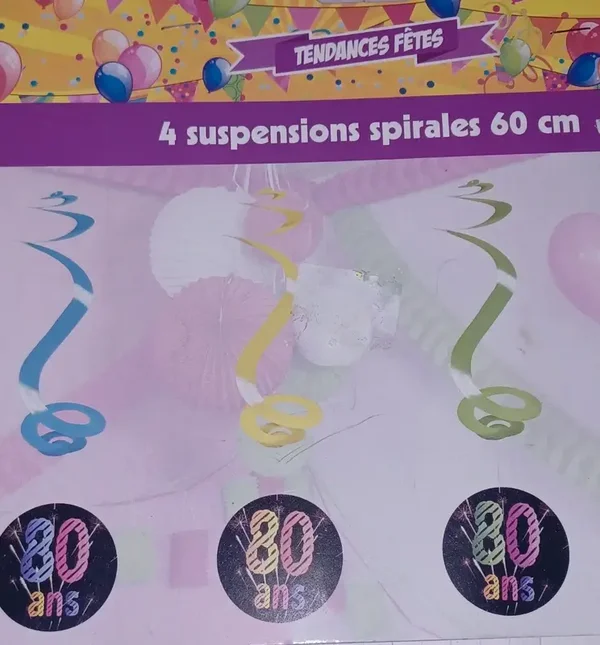 Suspensions spirales "80 ans"