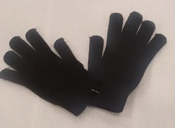 Gants noirs 18,5 cm