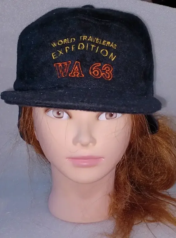 Casquette noire "WA 63"
