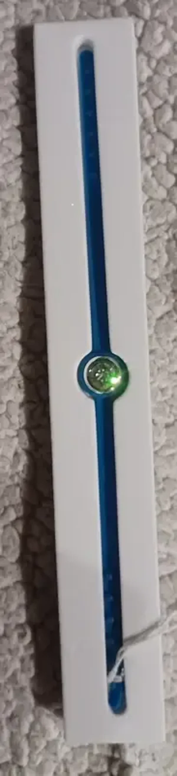 Bracelet en silicone bleu électrique