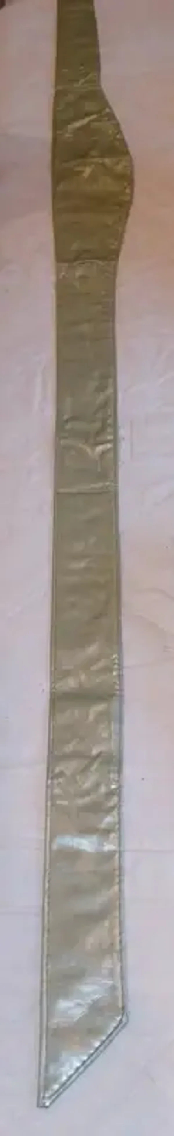 Ceinture ruban effet plastique vert pâle