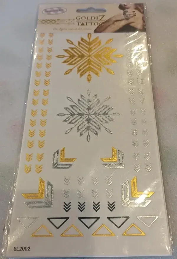 Tatouage éphémère "flocon"