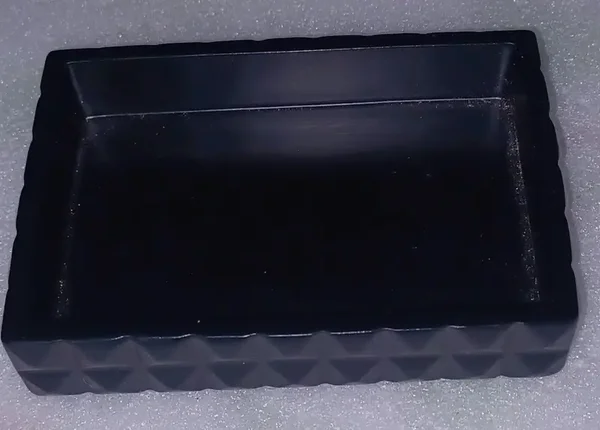 Porte savon noir