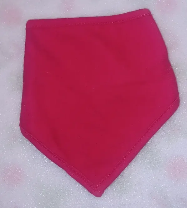 Bavoir bandana rouge