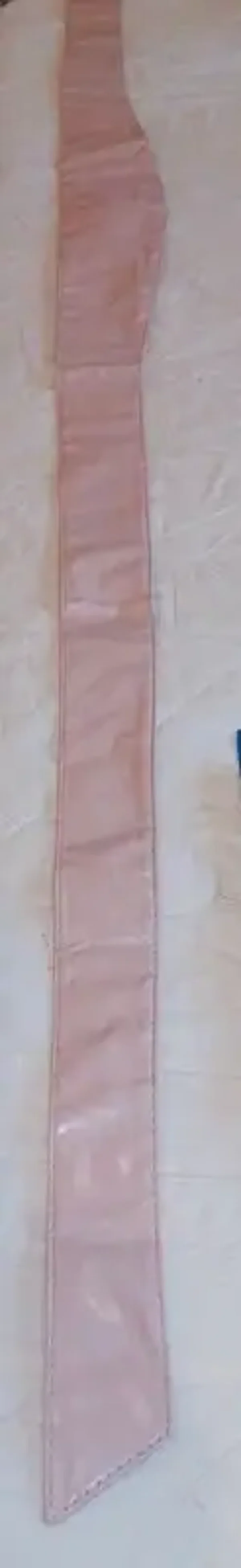 Ceinture ruban effet plastique rose