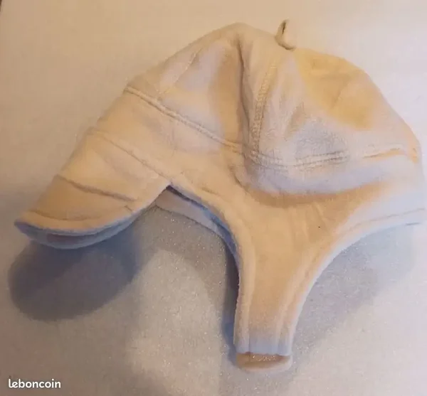 Bonnet casquette beige
