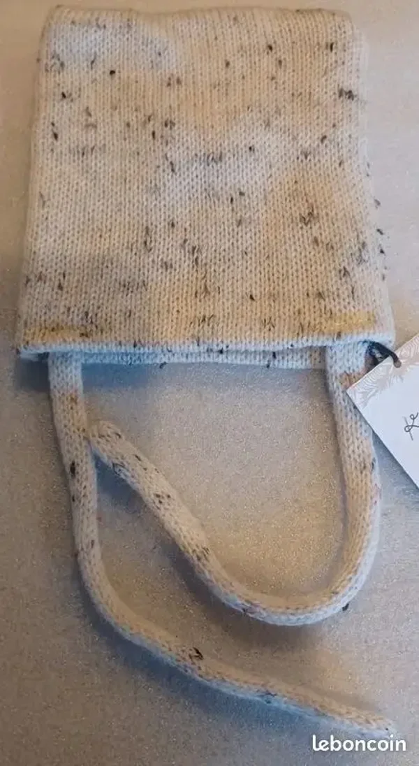 Bonnet beige moucheté 44-46